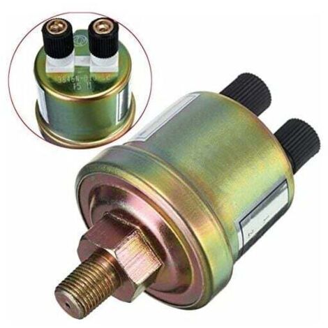 Sensor de presión de aceite NPT de 1/8" Medidor de flujo del motor Pantalla del medidor de flujo