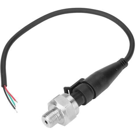 Sensor de presión G1/4", entrada de 5V, salida de 0,5-4,5V / 0-5V, para agua, gas y aceite (0-150 PSI).