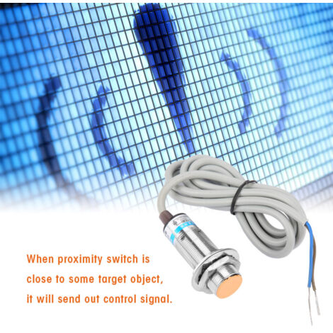 Sensor de proximidad capacitivo para medición de distancia de 10 mm (LG18A3-10-J/EZ NO)