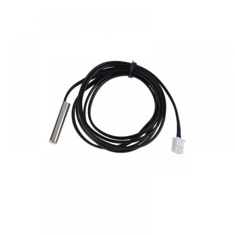 Sensor de temperatura NTC 10K/B3435 de alta precisión de 1 m, cable termistor resistente al agua, sonda de temperatura