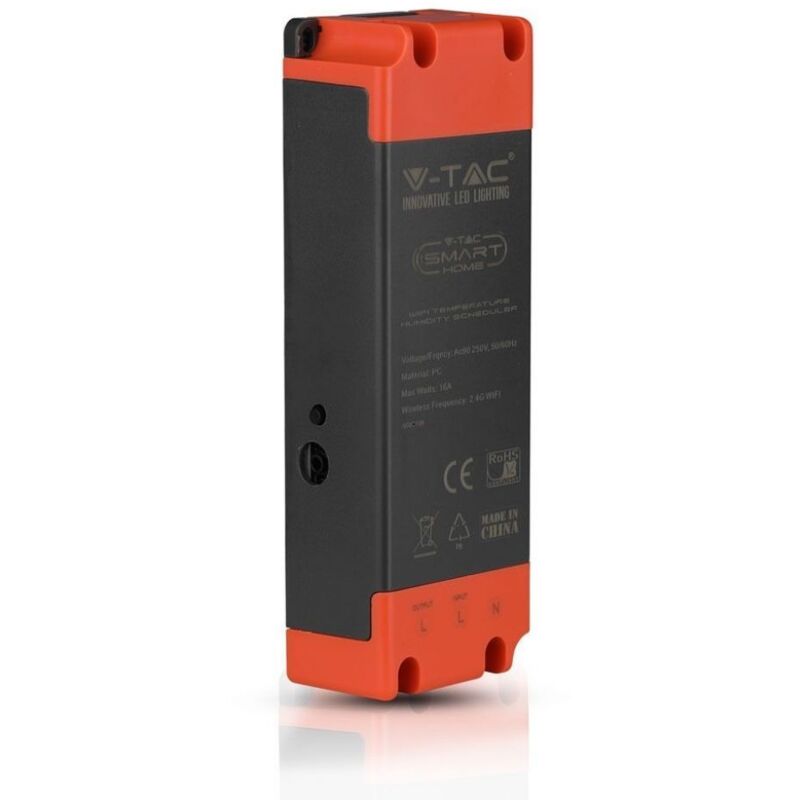 

Sensor de temperatura y humedad 16A Smart Home WIFI IP20 - V-tac