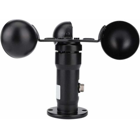 Sensor de velocidad del viento - Salida de señal de pulso Sensor de velocidad del viento de aleación de aluminio Anemómetro