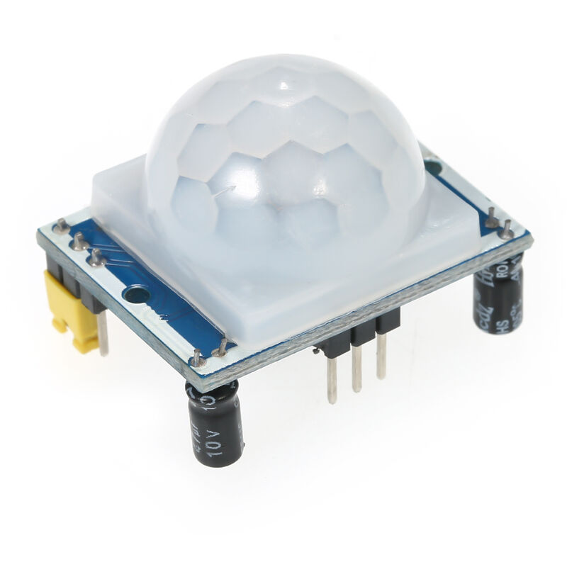 

Sensor infrarrojo PIR HC-SR501, modulo detector de sensor de movimiento PIR infrarrojo piroelectrico de ajuste IR