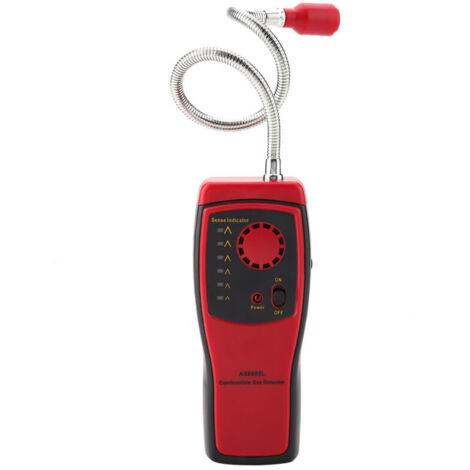 Sensor inteligente Eosnow AS8800L, detector portátil de gases inflamables, comprobador de fugas de gas natural, analizador