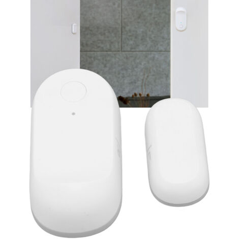 Sensor inteligente para puertas y ventanas, detección en tiempo real, control mediante aplicación, Bluetooth 5.0, vigilancia del hogar, grabación automática de vídeo, uso versátil.