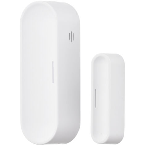 Sensor inteligente WiFi para puertas y ventanas con notificaciones push y aplicación para smartphone. Compatible con Google Assistant, IFTTT y Tuya Smart Life.