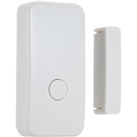 Sensor magnetico de puerta inalambrico eWeLink 433Mhz, detector de alarma de puerta y ventana, debe usarse con alarma antirrobo inalambrica o puerta de enlace Sonoff, sin bateria