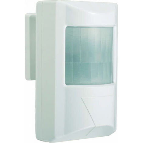 Sensor movimiento 12 m 180° IP44 blanco 9x5,5x6 cm