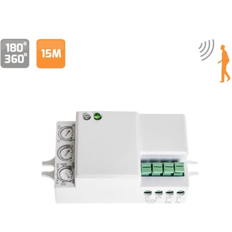 Sensor Movimiento Alta Frecuencia Ip20 Blanco