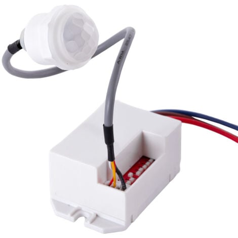 Sensor Movimiento Empotrar Mini 140º ►300W