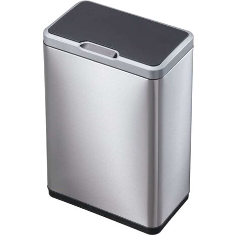 Sensor-Mülleimer Mirage 2x20 L Mattsilbern EKO