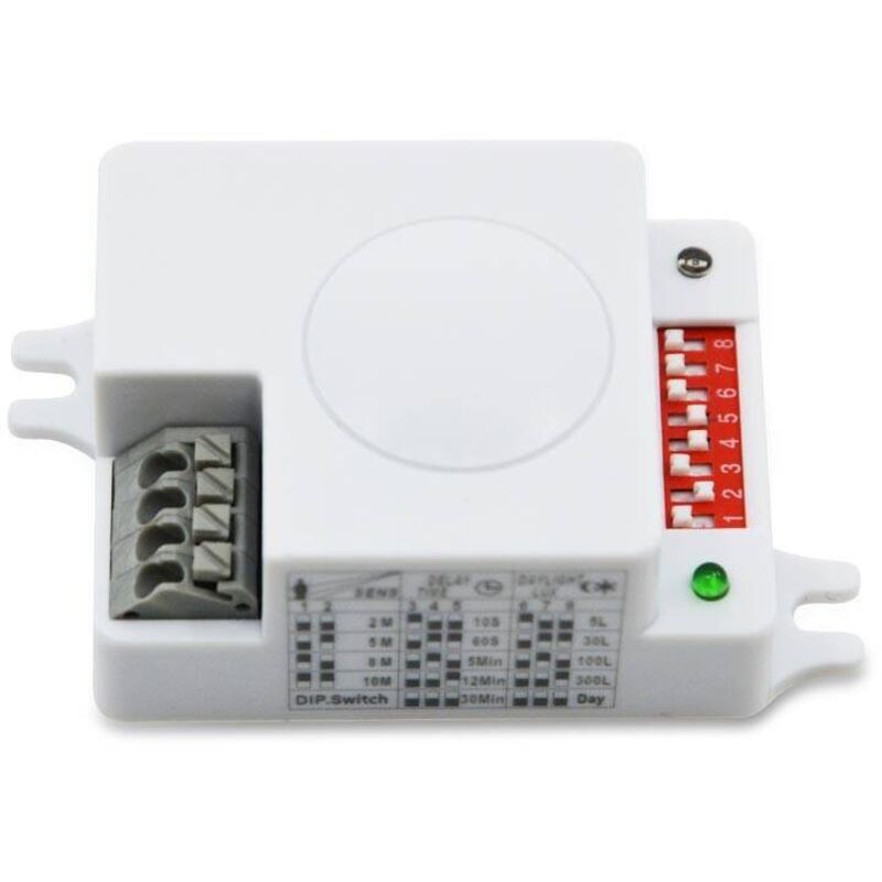 

Sensor radar de presencia y movimiento por microondas 360º 5.8GHz IP20