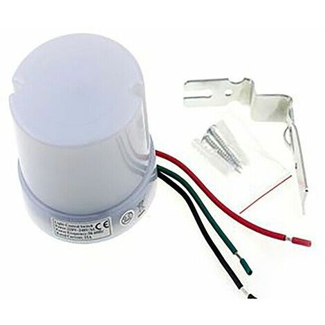 Sensore crepuscolare per lampade faretti 25A  interno esterno interruttore IP44