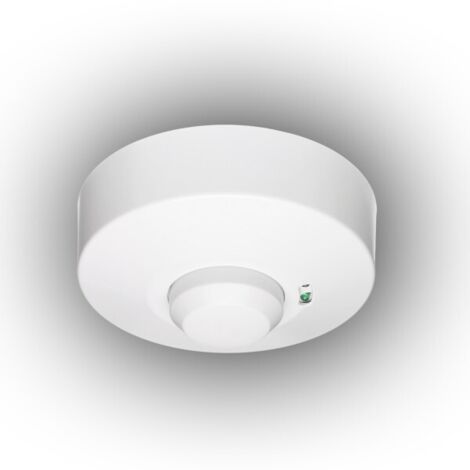 SENSORE DI MOVIMENTO A MICROONDE BIANCO 360 GRADI 1200W 8 METRI IP20 - E+CR-M1/ON