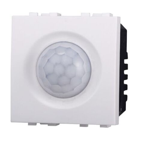 Sensore di movimento infrarossi PIR compatibile Bticino Livinglight colore bianco - Bianco