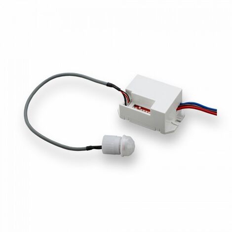 V-TAC Sensore di movimento infrarossi IR + Crepuscolare IP20 per lampade LED Mod VT-8022 sku 5082 - Bianco