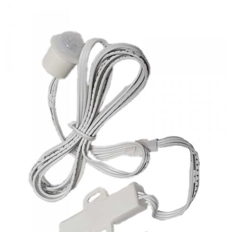 Sensore Di Movimento PIR 12V 24V 4A Da Incasso per Strip Striscia Barra LED Raggio di Rilevamento fino 2m