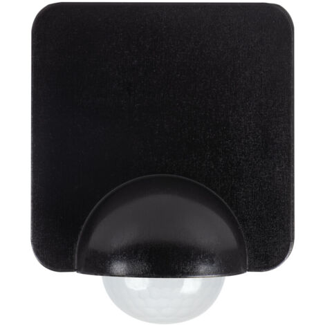 Sensore di movimento PIR murale  360 360° – IP54 – Nero  8m