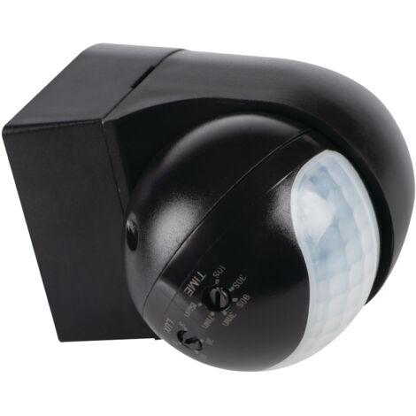 Sensore di movimento PIR murale  IP44 – Nero – 8m  800 800VA Kanlux