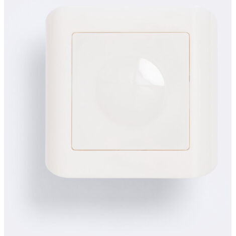 Sensore di Movimento RADAR Crepuscolare 360º per Meccanismo da Parete  Bianco
