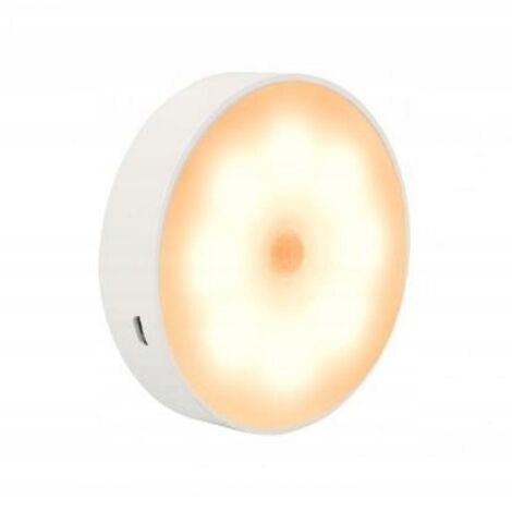 Sensore di movimento USB, luce LED a induzione, luce calda a 120 gradi