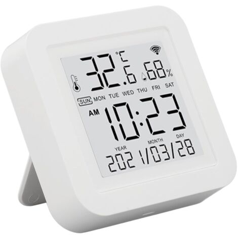 Sensore di temperatura e umidità WiFi professionale, termometro intelligente, igrometro, controllo del sensore wireless, monitoraggio remoto, tecnologia di rilevamento accurata