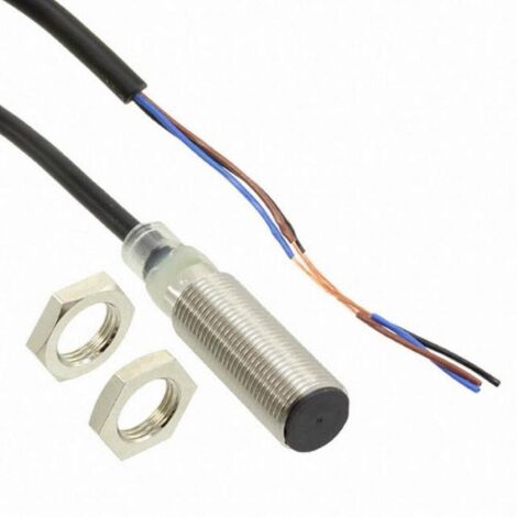 Sensore induttivo M12 con custodia in ottone NPN Omron E2B-M12KS04-WP-C1 2M