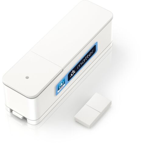 Sensore intelligente Bosch Smart Home per porte e finestre II [+M] con funzione di allarme antintrusione e compatibilit� con sistemi Bosch Smart Home e Matter, ideale per il riscaldamento ad alta effi