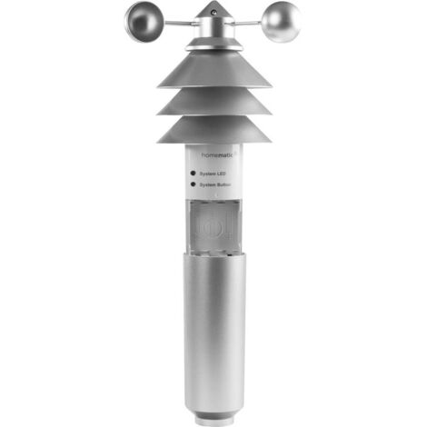 Sensore meteorologico intelligente Homematic IP per la casa: modello base (HMIP-SWO-B), stazione meteorologica compatta 152056A0