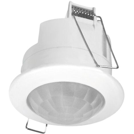 Sensore movimento PIR incasso rotondo bianco 5m IP20 Kanlux
