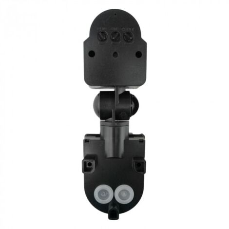 Sensore PIR crepuscolare esterno nero IP44 300W Ecolight