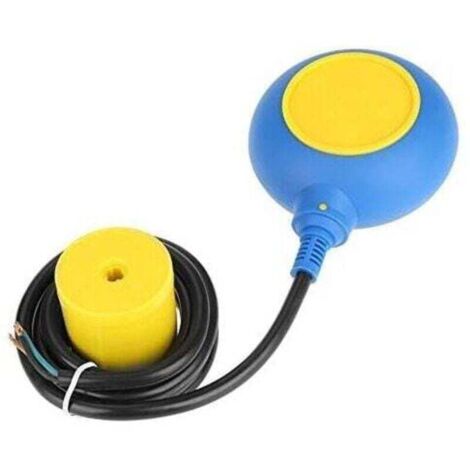 Sensores de nivel de líquido, interruptores de flotador, controlador de nivel de agua líquida, contactor, sensor 220 V, 16 A, 2 m/78,7 pulgadas