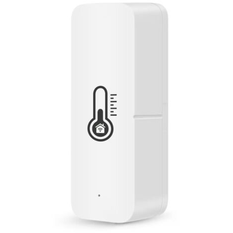 Sensores inteligentes de temperatura y humedad WiFi Tuya, monitorización en tiempo real, conexión inteligente, alertas sonoras.