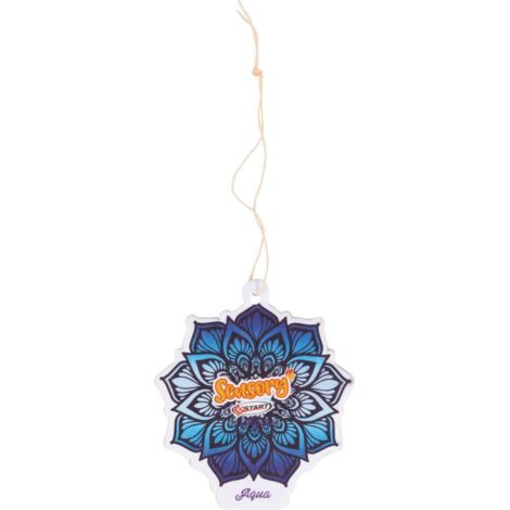Sensory profumatore auto aqua mandala 7,5 cm x 17,5 cm