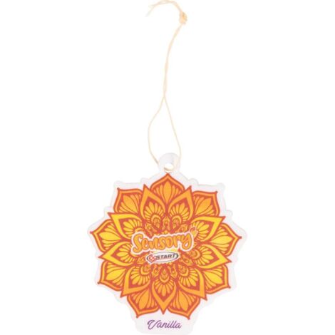 Sensory profumatore auto vaniglia mandala - dimensioni 7,5 cm x 17,5 cm