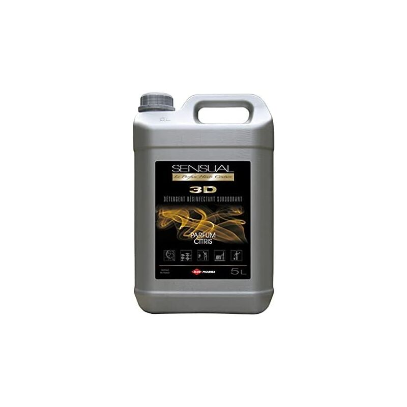 Sensual surodorant détergent dés infectant 3D - 5L parfums aux choix (parfum citris)