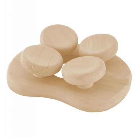 Sentiotec Ergonomische Kopfstütze Sauna Kopfstütze Ergonomisch aus Espe