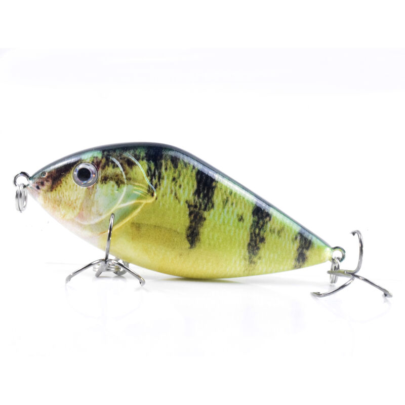 

Asupermall - Senuelo de pesca de 2.8 in / 0.5oz, cebo duro bionico con anzuelo agudo, senuelos de pesca de sonajero de crankbait de hundimiento