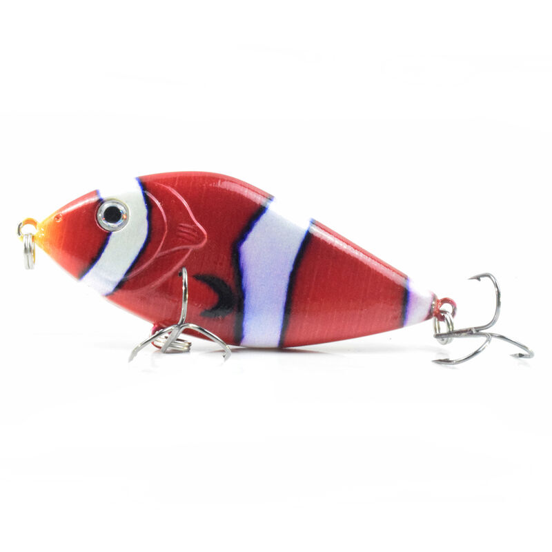 

Asupermall - Senuelo de pesca de 2.8 in / 0.5oz, cebo duro bionico con anzuelo agudo, senuelos de pesca de sonajero de crankbait de hundimiento