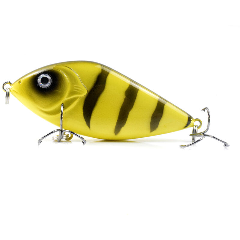 

Asupermall - Senuelo de pesca de 2.8 in / 0.5oz, cebo duro bionico con anzuelo agudo, senuelos de pesca de sonajero de crankbait de hundimiento