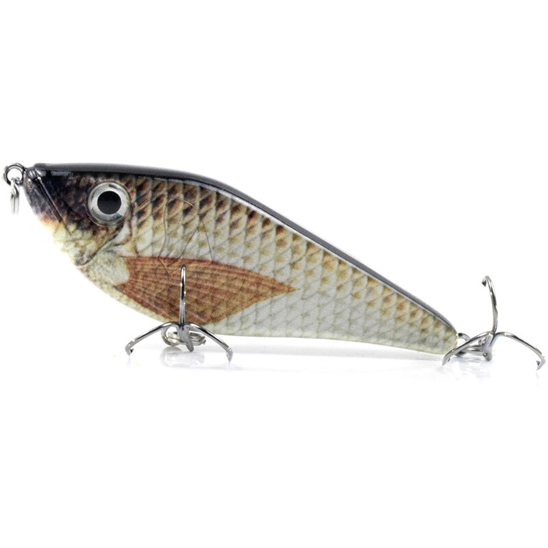 

Asupermall - Senuelo de pesca Minnow de 3,0 pulgadas / 0,5 oz, cebo duro bionico, senuelo que se hunde, cebo Jerk, senuelo de pesca artificial