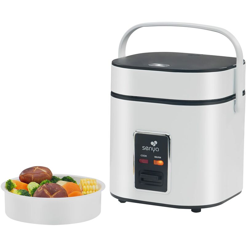 SENYA Rice Perfect, cuociriso 2 l, cottura a vapore, mantenimento al caldo, spegnimento automatico, 400 W, SYCK-RC004