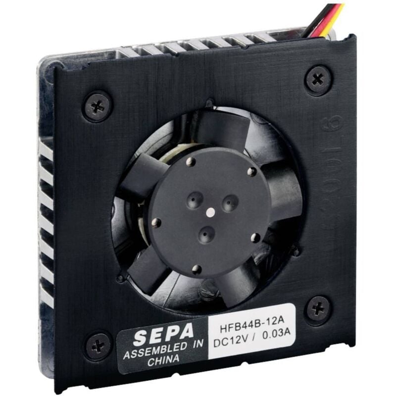 Sepa - HFB44B12A-006 Refroidisseur de puce 12 v/dc (l x l x h) 7.50 x 44 x 44 mm
