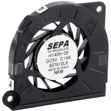 SEPA HY40H05A-811 Ventilateur radial 5 V/DC 2.04 m³/h (L x l x H) 40 x 40 x 5 mm A694843