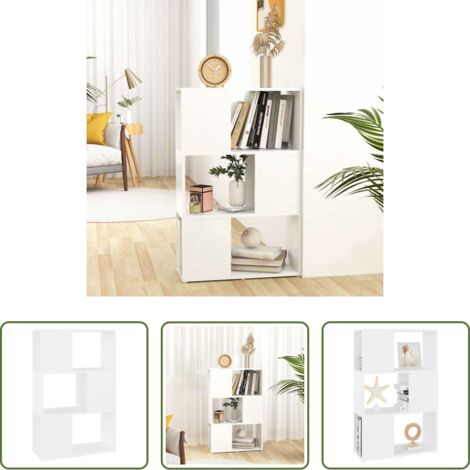 Separador de ambientes -  Estantería divisor de espacios madera contrachapada 60x24x94 cm