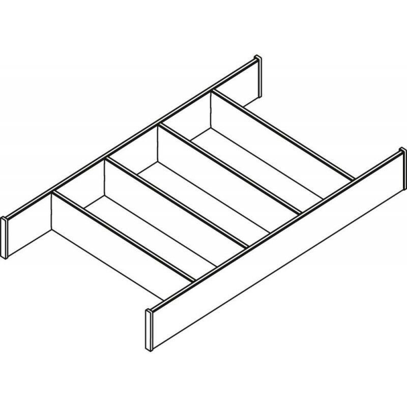 

Separador de cajones OrgaTray 630500 mm plateado