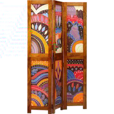 Separador de habitaciones Marrón 105 x 160 cm