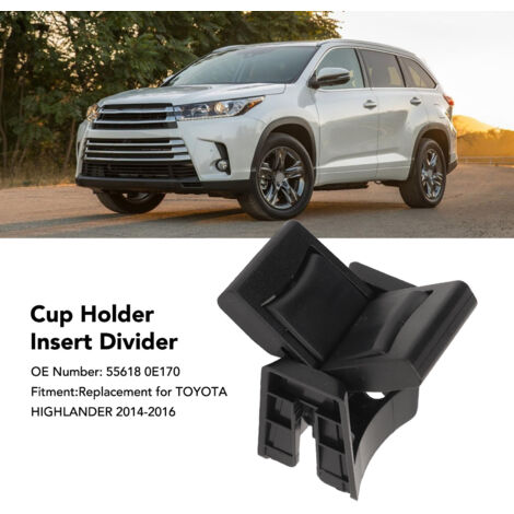 Separador de portavasos 55618 0E170 para consola central de TOYOTA HIGHLANDER 2014-2016
