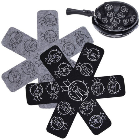 Separadores protectores de fieltro para sartenes 32 cm 2 uds.