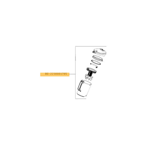 Separateur complet Aspirateur RS-2230001785 ROWENTA Aspirateur RS-2230001785 ROWENTA